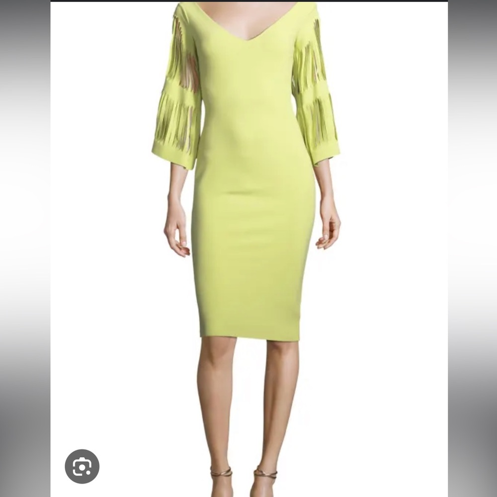 EUC Chiara Boni Hali V Neck Cut Out Dress IT 40/US 4